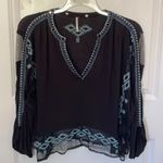Free People  Eden Embroidered Top XS Photo 4