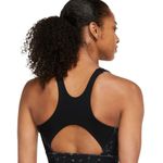 Nike NWT  Women's Swoosh Icon Clash Keyhole Sports Bra - Black Photo 1