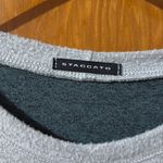 Cato  Gray and Green Leopard Print Sweatshirt Photo 2