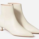 Everlane  Leather Pointed Toe The Editor Boot in Bone Photo 24