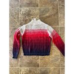 American Eagle  Ombre Stripe Mock Neck Cozy Knit Sweater Size XS Photo 5