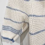 Ralph Lauren Polo Striped Cotton Linen Knit Polo Sweater Small Photo 3