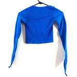Urban Outfitters NWT Out From Under Heat Lightning Cut Out Seamless Top Blue Photo 6