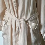 Victoria's Secret Victoria’s Secret Gold Label Cream Silk Robe Photo 3