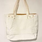 True Religion  White Black Canvas Tote Shoulder Bag Snap Closure NEW Photo 5