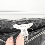 Topshop  Buckle Denim Mini Skirt 10 Grey Photo 3