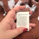 Club Monaco CLUB‎ MONACO Wide Leg Linen Blend Trouser Rust Brown Sz 12 Photo 4