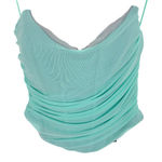 JLUXLABEL NWT Strapless Ruched Draped Cropped Corset Tube Top Size Small S NEW Photo 0