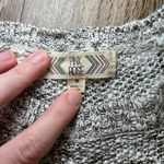 Pink Rose Womens Grey and White Striped Sweater - M Photo 7