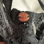 Free People  One Adella Slip Dress Black Lace Mini XS Boho Festival Ruffle Hem‎ Photo 11