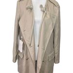 Max Mara Double Breasted Wool Blazer Women’s Size 6 Beige Long Sleeve Photo 4