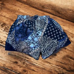 Maurice's  Medium Athletic Lined Pull On Short‎  Floral Mesh Paisley Navy Blue Photo 9