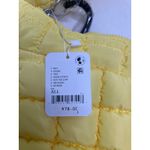 Free People Movement Quilted Carryall Tote Sour Citrus Shoulder Yellow Bag NWT Photo 4