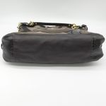 Coach  Brooke Suede Large Hobo Bag‎ Inlaid C Chocolate Brown Slouchy Retro 14340 Photo 9