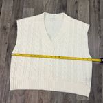 Princess Polly Chunky cable knit v neck sweater vest Photo 1
