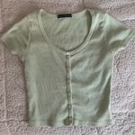 Brandy Melville  green zelly top Photo 1