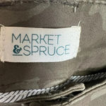 Market & Spruce  Women's Camellia Cargo Shorts Olive Green Camo 5" Inseam  Size 8 Photo 1