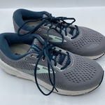 Brooks ‎ Addiction GTS 15 Women's Size US 11.5 Grey Navy Aqua Running Shoes READ Photo 0