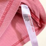 Free People  Intimately Pink Mock Neck Long Sleeves Ribbed Blouse Top Large Photo 3