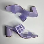 Chinese Laundry  Yippee Jelly Strqp Heels in Lilac Vinyl Photo 6