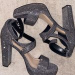 Limelight Dark Grey Sparkly Heels  Photo 1