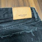 Moussy Vintage Jeans Distressed Black Wash Size 29 Photo 12