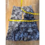 Athleta  Tie Dye Crop Leggings Small Gray Black Pocket High Rise Workout Yoga Gym Photo 2
