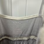 Apt. 9 Vintage Gray Lace Floral Sleep Gown Dress Photo 2