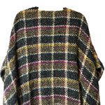Boyne Valley Weavers Plaid Wool Fringed Shawl Handcrafted in Ireland Womens OS Blue Size undefined Photo 6