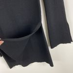 Free People Criss Cross Sweater Longline Flare Sleeves Women’s Size XS Black New Photo 6