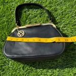 Necessary Objects Elegant Black Handbag with Gold Accents Photo 8