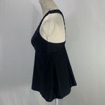 Athena Cabana Macrame Black Racerback Tankini Swim Top Size 6 Photo 3