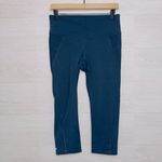 Athleta  Crop Leggings Women’s Blue High Rise Capri Yoga Pants Activewear Photo 1