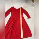 Sunday in Brooklyn  long sleeve red dress small Photo 2