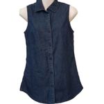 The Limited  Denim Top Photo 1