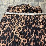 Leopard Print Long Skirt Elegant Cheetah Print Maxi Skirts Multicolor Brown Size M Photo 3