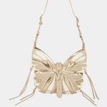 Betsey Johnson Kitsch Butterfly Crossbody Bag in Natural Photo 0