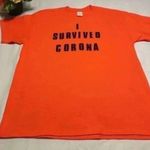 Gildan COPY - Survived  Corona  T Shirt  size LG Photo 0