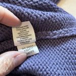 J Jill Blueberry Women's Sweater Removable Knit Infinity Scarf Rolled Hem Size M Purple Size M Photo 14