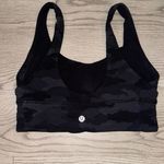 Lululemon Black Reversible  Sports Camo Bra Photo 1