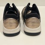 Geox  Respira walking sneakers, buttery soft leather, gold and black, size 7 Photo 8