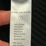 Good American Black Sleeveless ribbed Midi Dress, 1 Photo 3