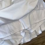 White Athletic Mini Skirt Photo 4