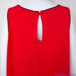 Julia Jordan NEW  red sleeveless‎ shift dress with mental cut-out, plus size 22W Photo 8