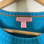 Lilly Pulitzer  Cable Knit Cotton Sweater – Women’s Size Small – Bright Blue Photo 4