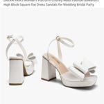 Dream Paris  white bow heels Photo 1