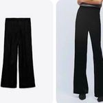 ZARA Velvet Flared Trousers Photo 2