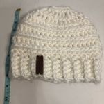 The North Fork white knit hat beanie winter hat North Fork Long Island. NWOT Photo 5