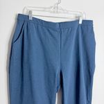 L.L. Bean Women’s Perfect Fit Straight Leg Pant Blue XL Petite Pull On Pockets Size undefined Photo 7