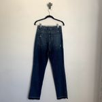 Good American NEW  Good Boy Double Slit Jeans in Blue404 Photo 3